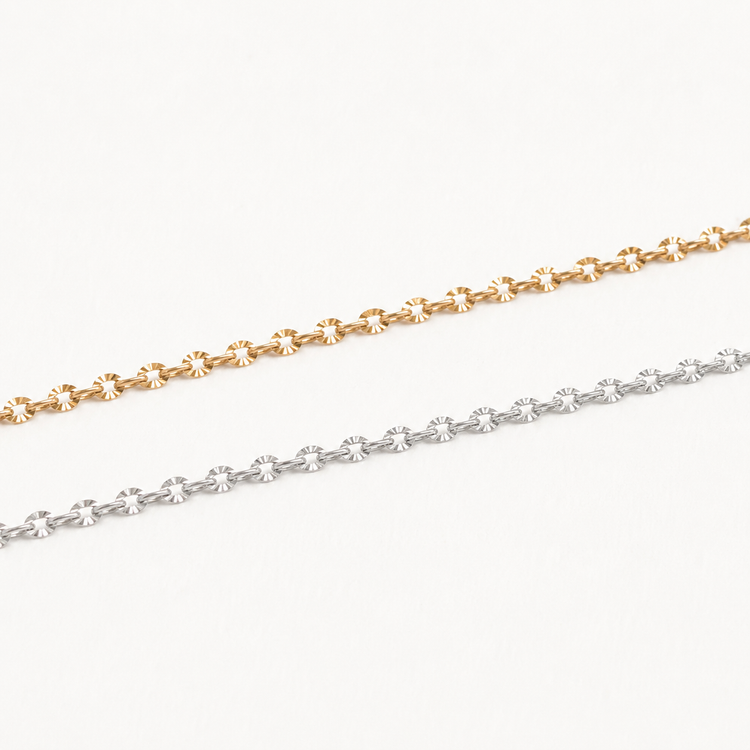 gold and silver chains for custom necklace