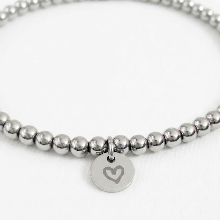 Beaded Custom Handwriting Bracelet