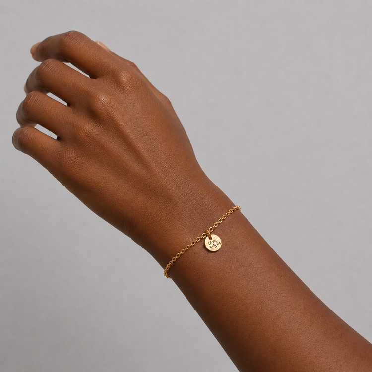 Bracelet with kid's writing