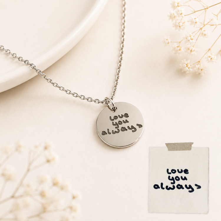 Kids writing engraved