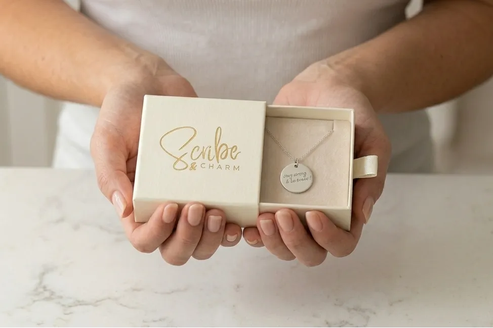 Gift personalised jewellery