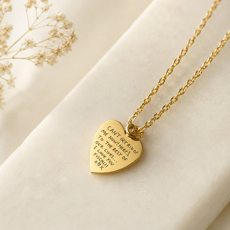 Necklace for wedding personalised