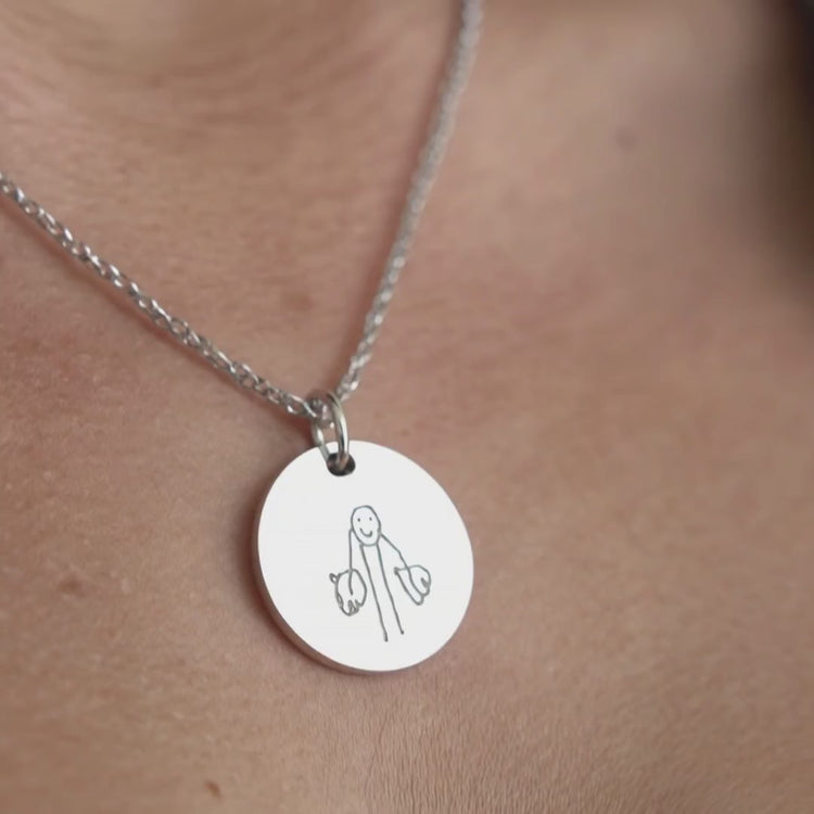 Necklace of kdis scribble